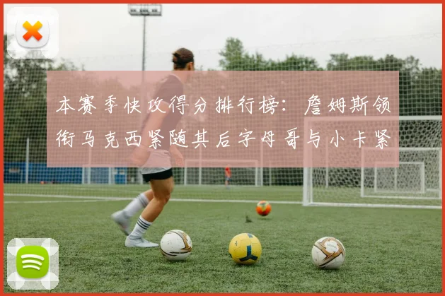 本赛季快攻得分排行榜：詹姆斯领衔马克西紧随其后字母哥与小卡紧追不舍