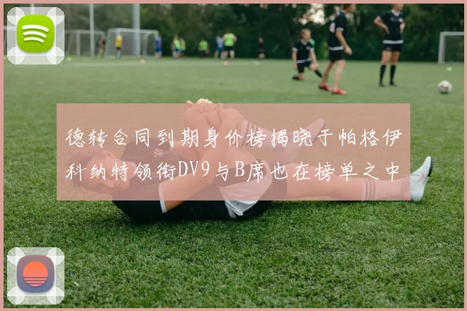 德转合同到期身价榜揭晓于帕格伊科纳特领衔DV9与B席也在榜单之中